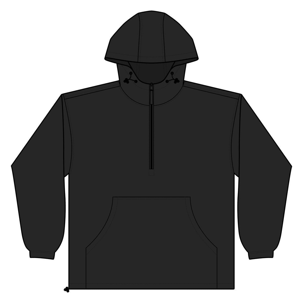 DK Quarter-Zip Windbreaker Pullover Jacket