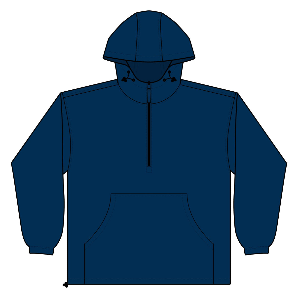 DK Quarter-Zip Windbreaker Pullover Jacket