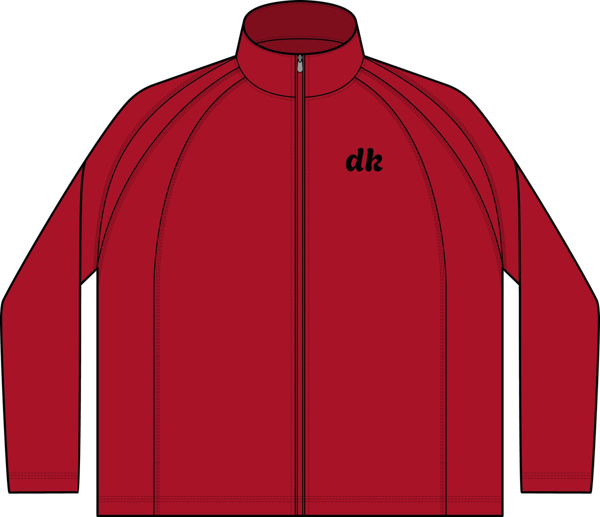 Red DK Logo Track Jacket – DK sport wear