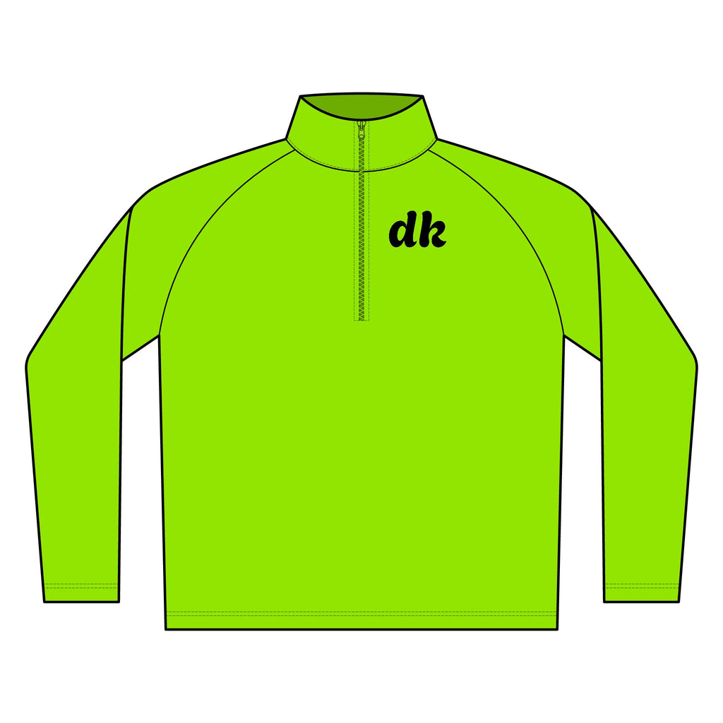 Embroidered DK Quarter-Zip Pullover