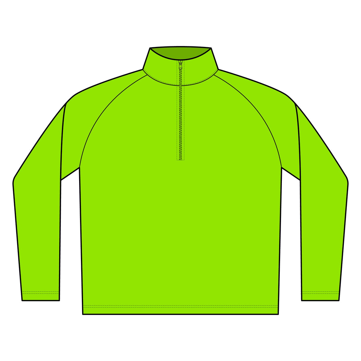 Embroidered DK Quarter-Zip Pullover