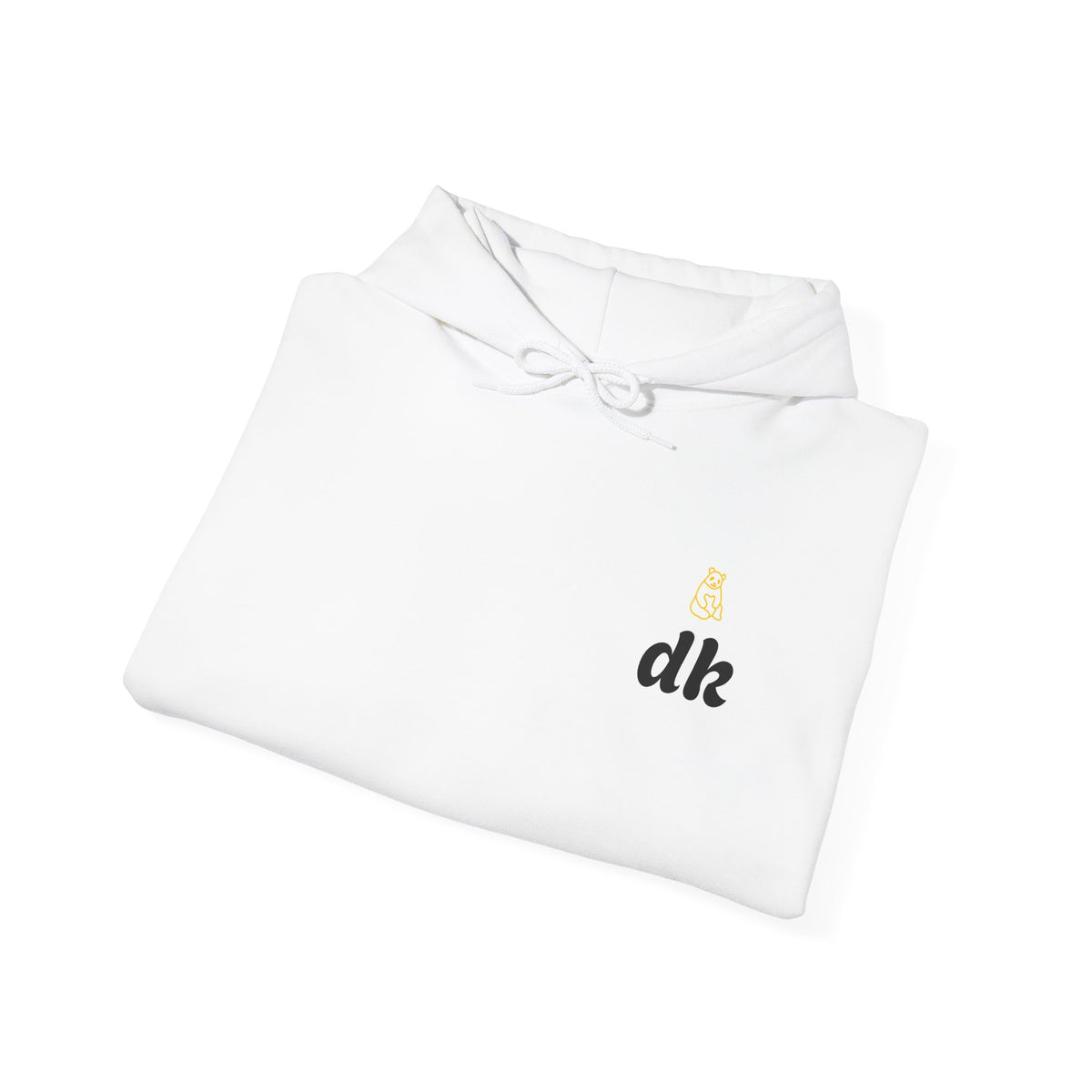 Minimalist “dh” Logo Hoodie